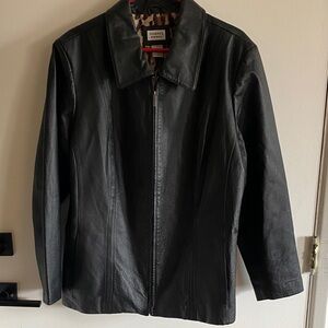 George Black Faux Leather Jacket